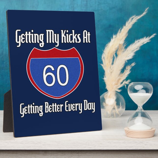 Route 60th Birthday Plaque (Side)