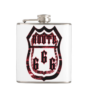 Route 666 hip flask