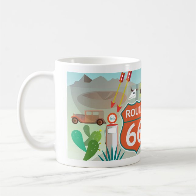 Route 66 11oz or 15oz Mug (Left)