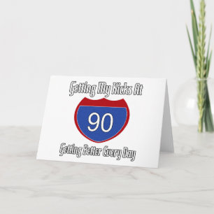 Route 66 90th Birthday Card