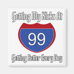 Route 66 99th Birthday Magnet