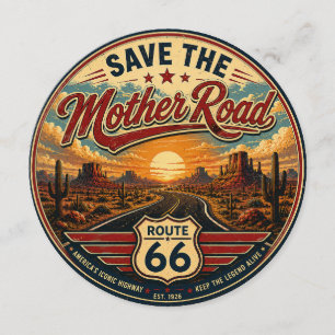 Route 66 America’s Iconic Highway Card