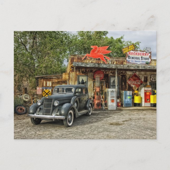 Route 66 Arizona general store Postcard (Front)