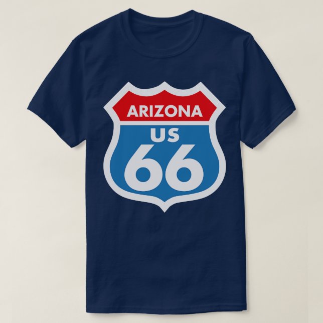 Route 66 Arizona T-Shirt (Design Front)