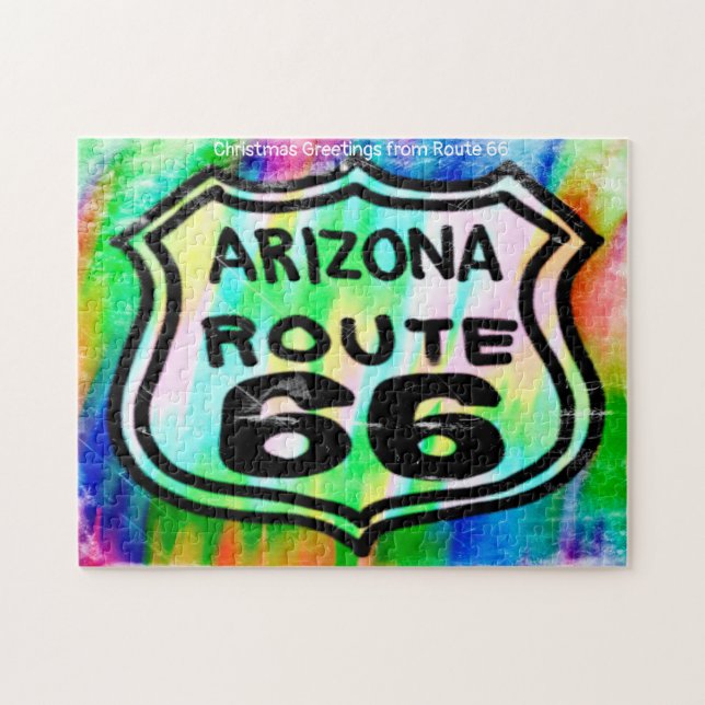 Route 66 Art Deco Arizona. Jigsaw Puzzle (Horizontal)