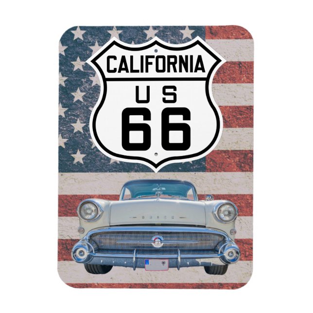  Route 66 California Magnet (Vertical)
