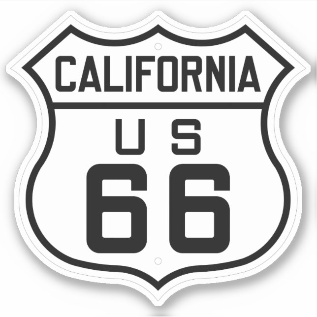 Route 66 California Travel Sign  (Front)