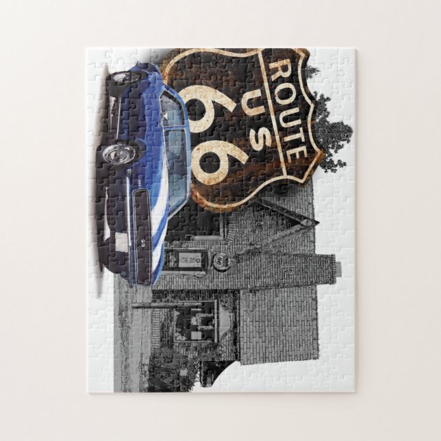 Route 66 Camaro Jigsaw Puzzle (Vertical)