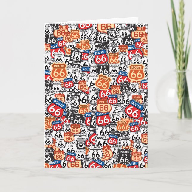 Route 66 card (Front)
