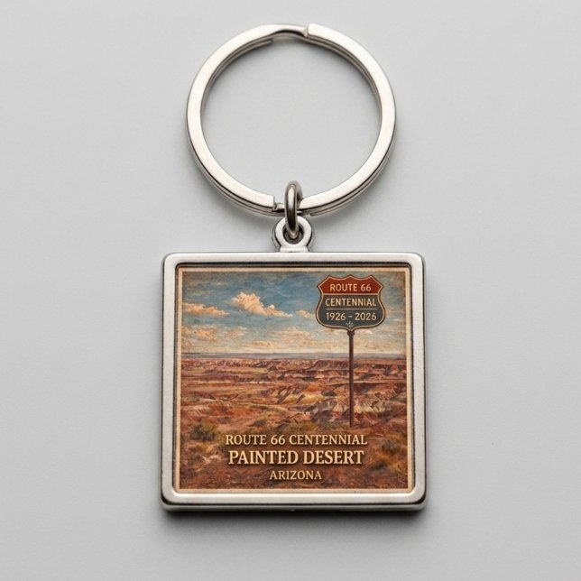 Route 66 Centennial Painted Desert Keepsake Key Ring (Creator Uploaded)