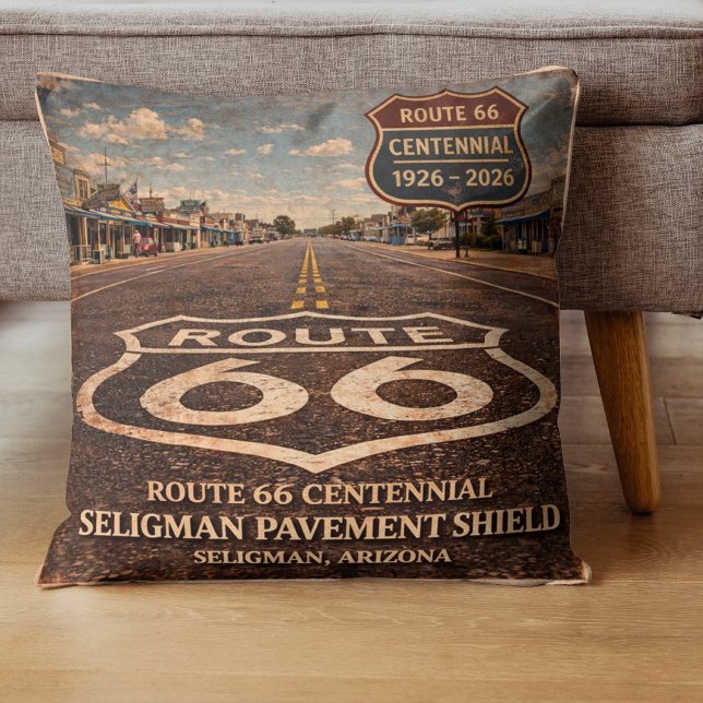Route 66 Centennial Seligman Pavement Comfort Cushion (Creator Uploaded)