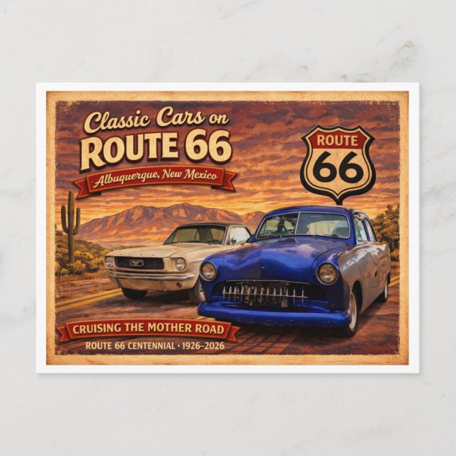 Route 66 Centennial Series (4 of 6) Postcard (Front)