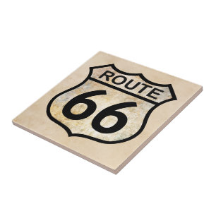 Route 66 ceramic tile