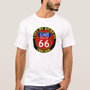 ROUTE 66 CHICAGO ILLINOIS T-Shirt