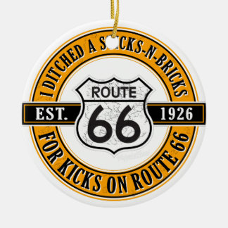 Route 66 Christmas Ornament for RVers and Nomads