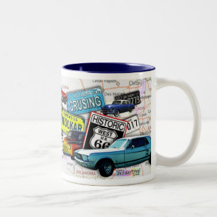 Route 66_ClassicCars Cups & Mugs
