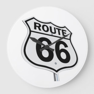 Route 66 clock. large clock