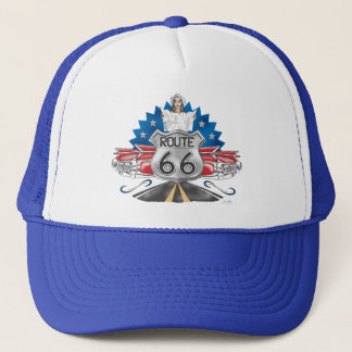 Route 66 Cowgirl Baseball Cap