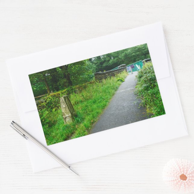 Route 66 Cycleway, Brearley Rectangular Sticker (Envelope)