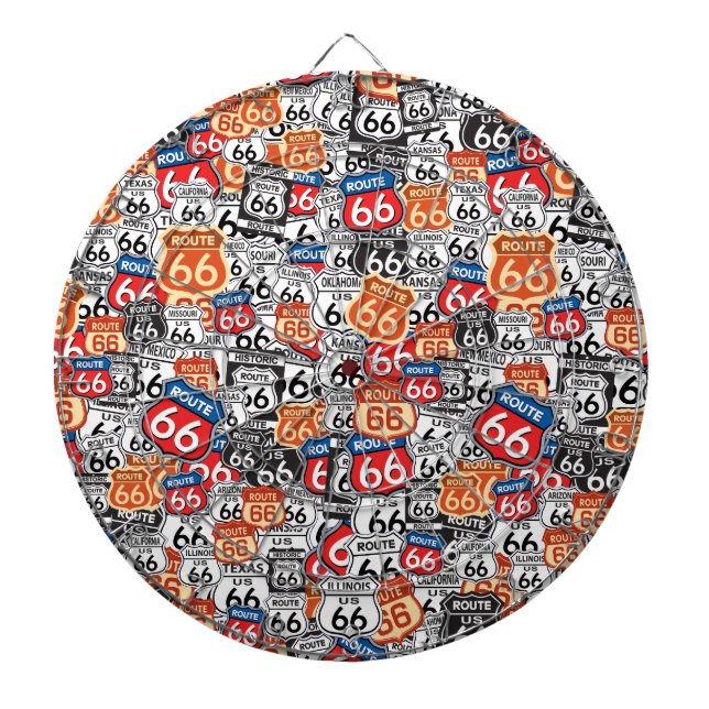 Route 66 dartboard (Front)