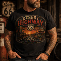 Route 66 Desert Highway Vintage Americana