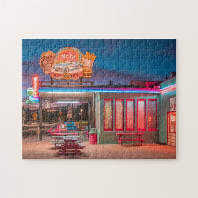 Route 66 Diner  Kingman AZ USA Jigsaw Puzzle (Horizontal)
