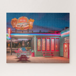 Route 66 Diner Kingman AZ USA Jigsaw Puzzle