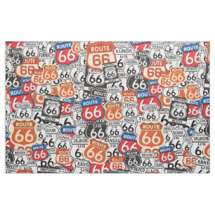 Route 66 fabric