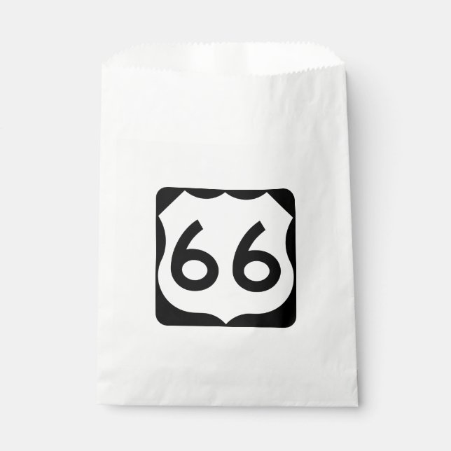 Route 66 favour bag (Front)
