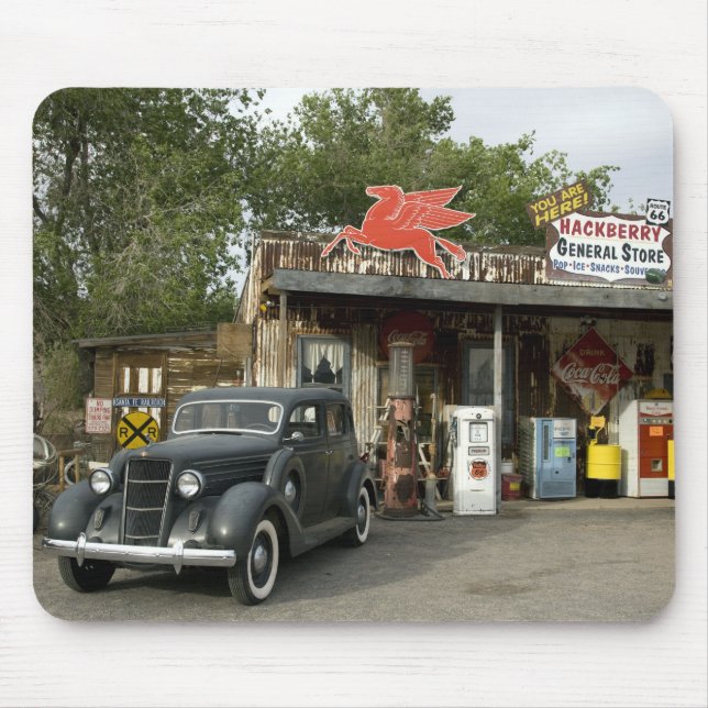 Route 66 General Store & Gas Station Mouse Pad (Front)