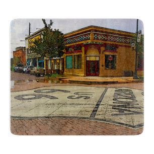 Route 66 Glass Cutting Board