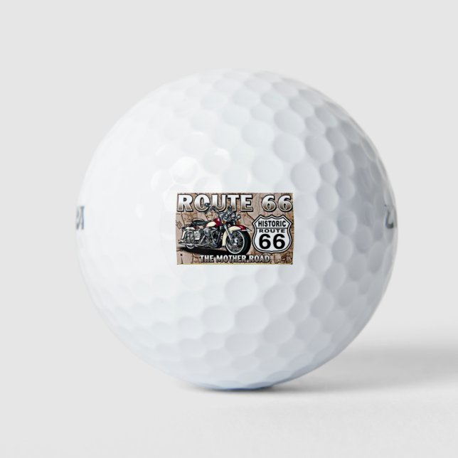 ***ROUTE 66*** GOLF BALL (Front)