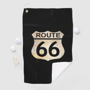 Route 66 golf towel