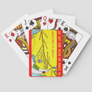 Route 66 - Got our Kicks Playing Cards