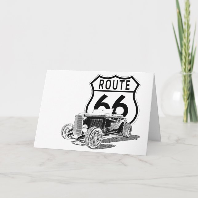 Route 66 Greeting Card (Front)