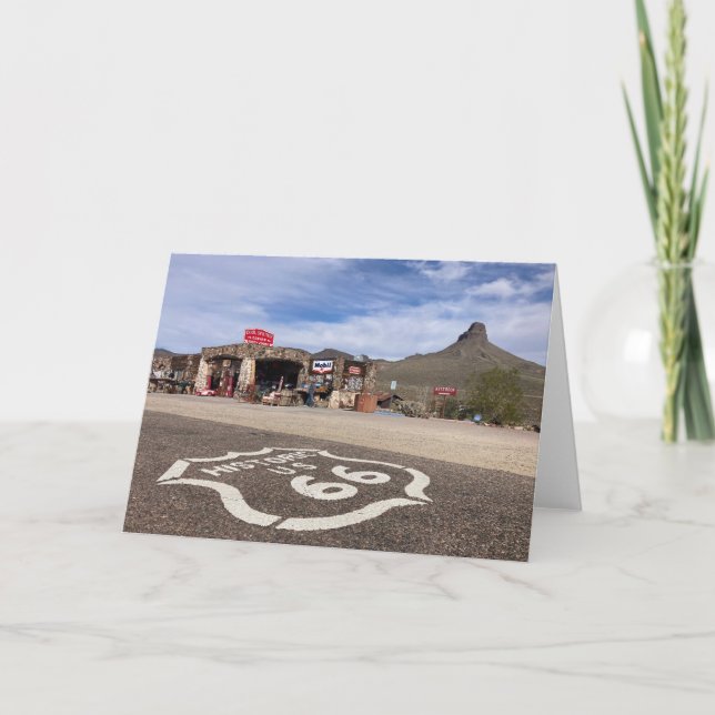 route 66 greeting card (blank inside)  (Front)