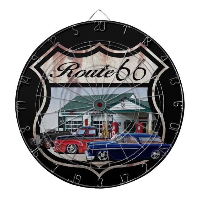 Route 66 Group Dartboard (Front)