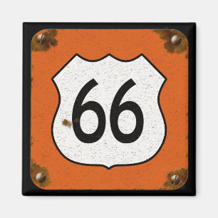 Route 66 Highway Sign Magnet