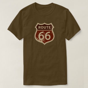 Route 66 Highway Sign T-Shirt