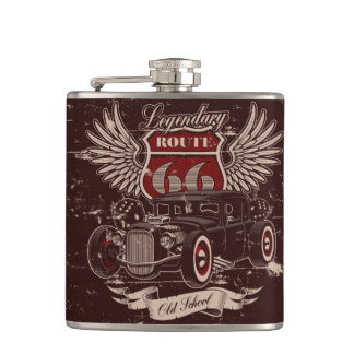 Route 66 hip flask
