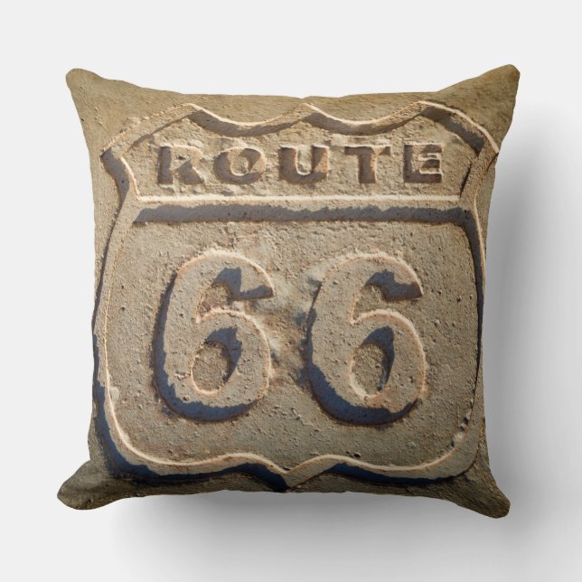 Route 66 historic sign, Arizona Cushion (Front)