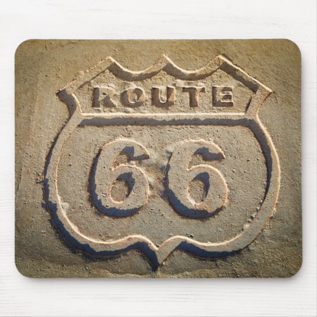 Route 66 historic sign, Arizona Mouse Pad (Front)