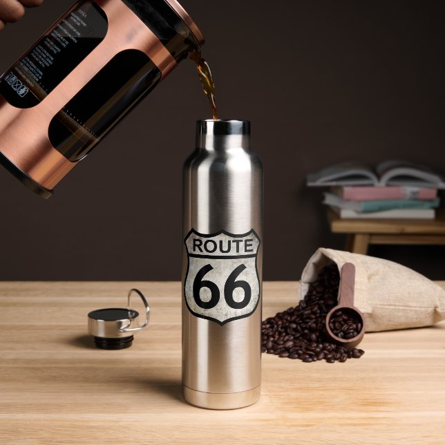 Route 66 insulated Water Bottle (Coffee)
