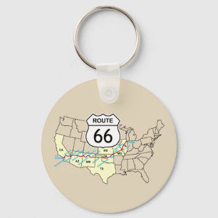 Route 66 key ring