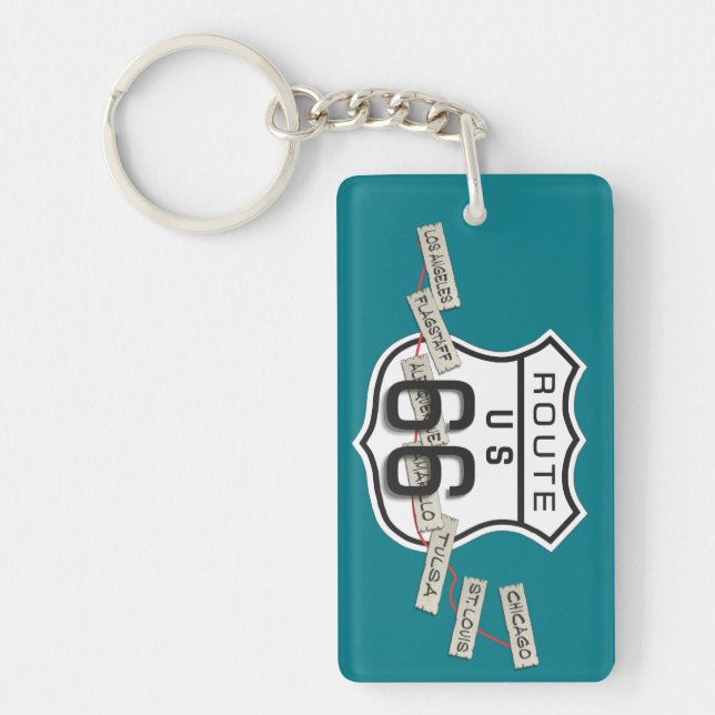 route 66 keychain 15d (Front)