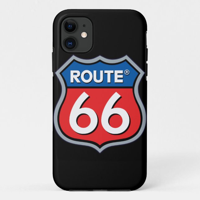 Route 66 Logo Case-Mate iPhone Case (Back)