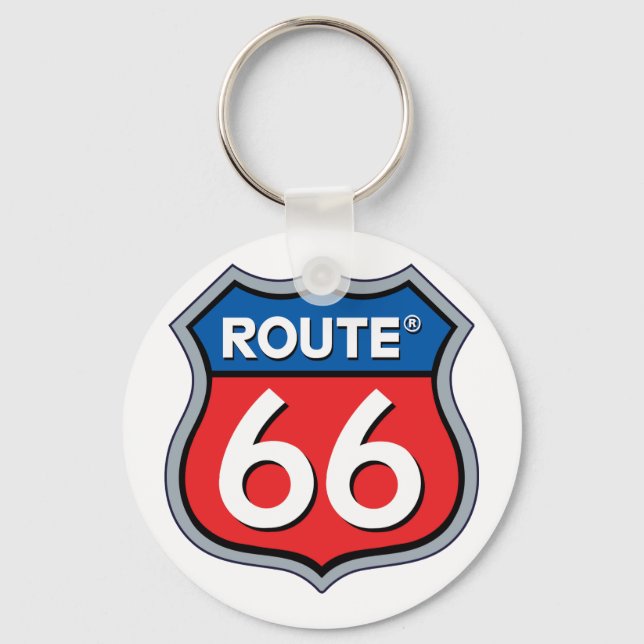 Route 66 logo key ring (Front)