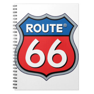 Route 66 Logo Notebook
