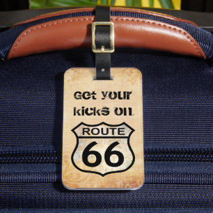 Route 66 luggage tag