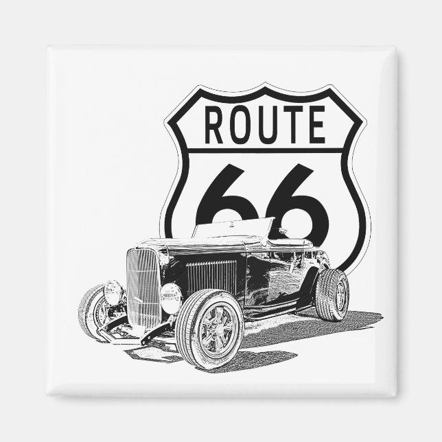 Route 66 magnet (Front)